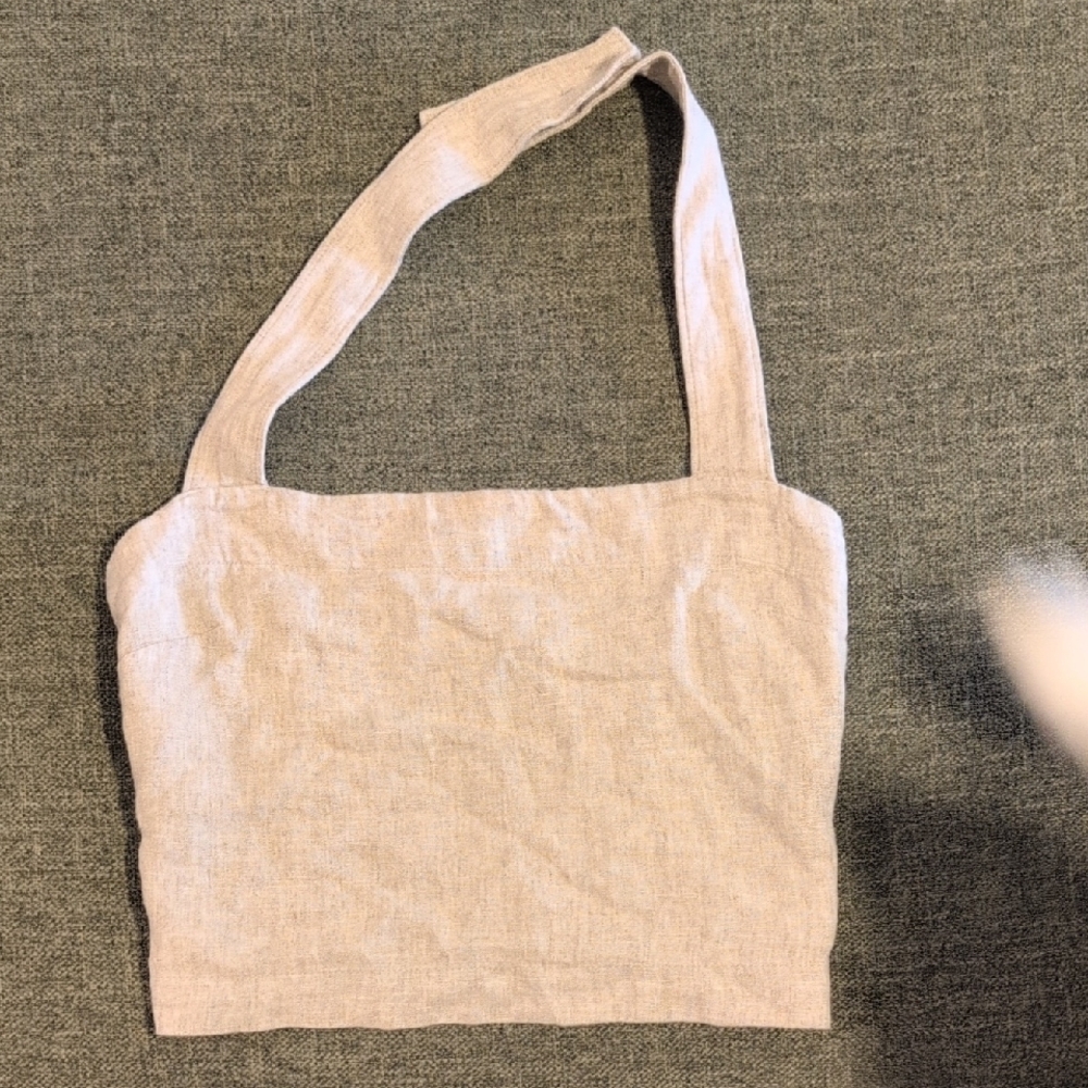 Abercrombie Linen Like Halter Top